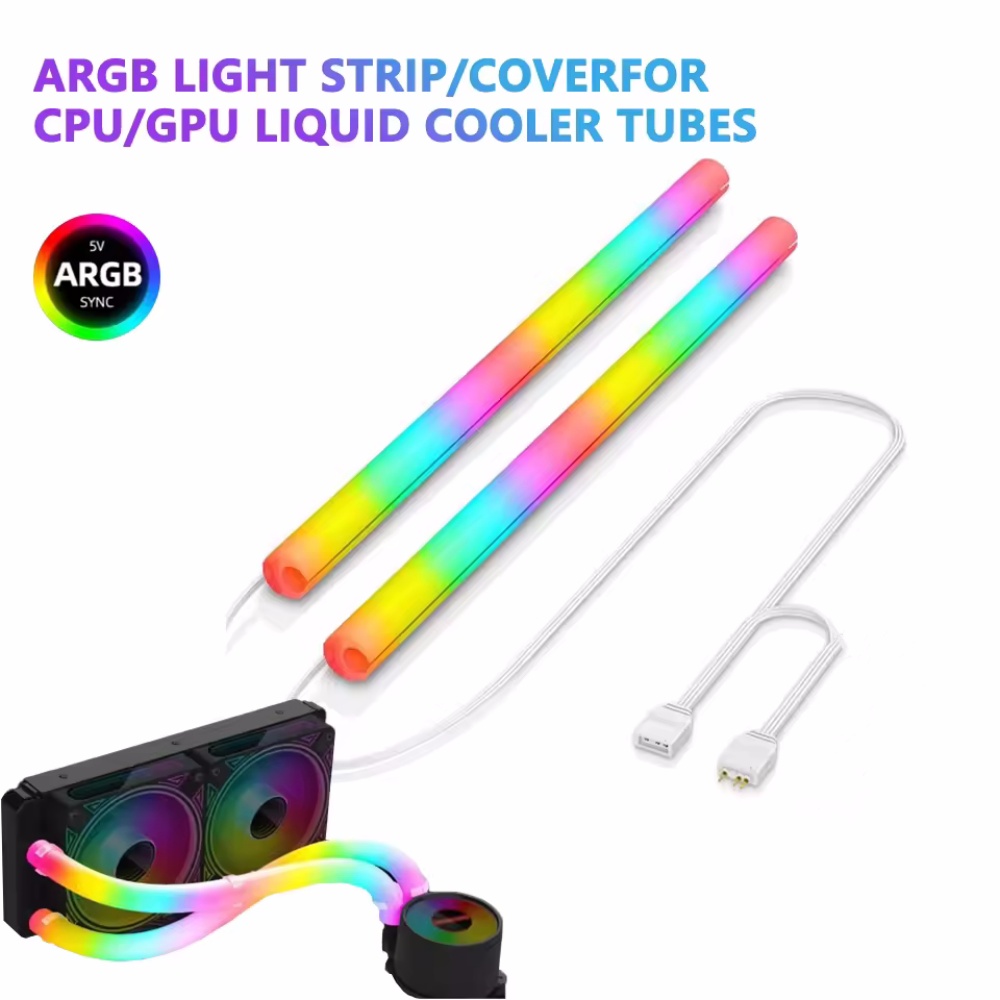 Aio Liquid Cooler - Copertura flessibile per striscia luminosa a