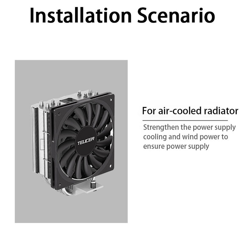 TEUCER TE-12012 Ventola di raf - Gpu Cooler recensione e prezzo