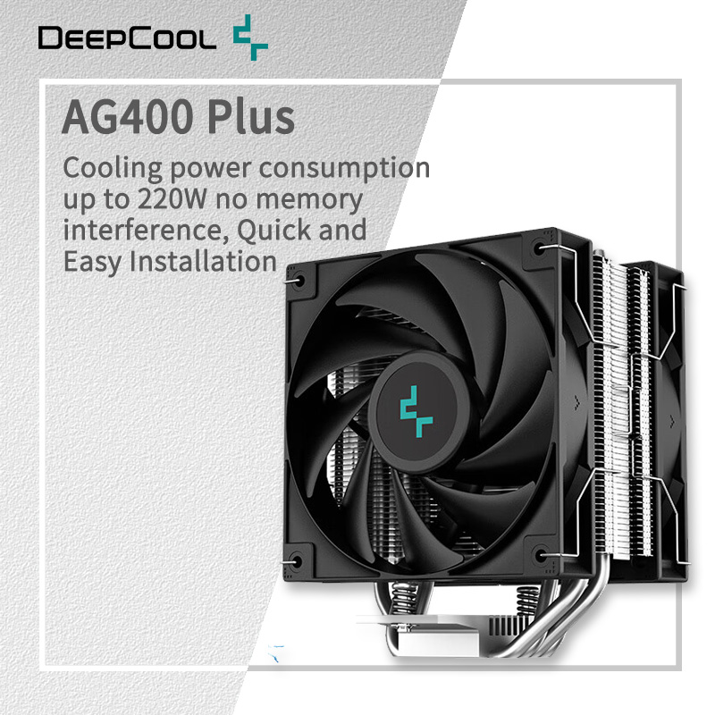 DEEPCOOL AG400 4 tubi di calor - Cpu Heatsink recensione e prezzo